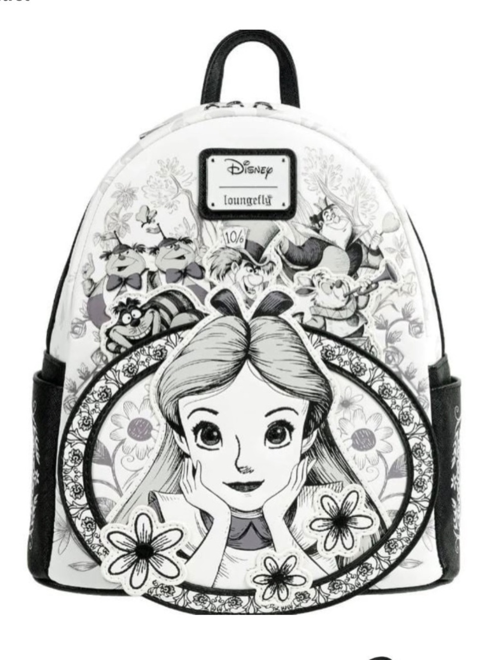 Alice in Wonderland Sketch loungefly backpack